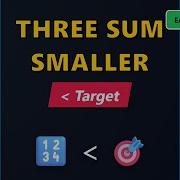 Three Sum Smaller Count Triplets Less Than Target LeetCode 259 Coding Interview Tutorial