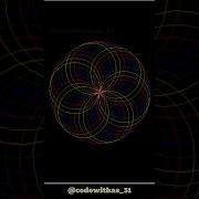 Rainbow Circle Pattern In Python Turtle Creative Turtle Graphics Shorts Viral Youtubeshorts