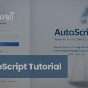 AutoScript Tutorial