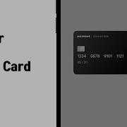 Flutter Credit Card Widget Speed Code