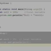 54 Local Variable In Java Programming Hindi