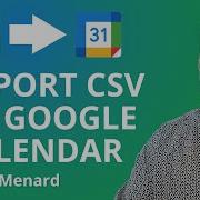 Import Excel Events CSV Into Google Calendar Excel To Google Calendar Transfer