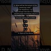 Test Your JavaScript Knowledge Javascript Javascriptchallenge Shorts Shortsvideo Trending