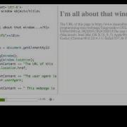 The Window Object Video Version