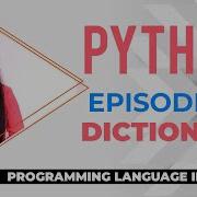 Episode 9 Dictionary In Python Learn Python In Tamil By Ancy