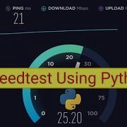 Check Net Speed With Python