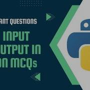 Input Output In Python MCQs Top 20 Python Interview Questions Answer Tpoint Tech