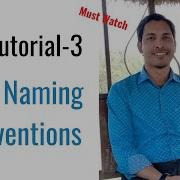 Java Tutorial 3 Java Naming Conventions