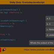 DailyQuiz Question 26 Everyday JavaScript Lexical Scoping