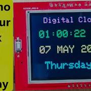 Arduino 12 Hour Format Clock With TFT Display