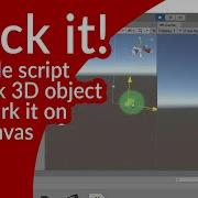 How To Track 3D Object On Scene Wherever It Is Located By Showing 2D Image On Unity Canvas As A HUD