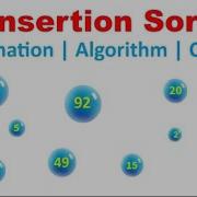 Insertion Sort Animation Algorithm Code