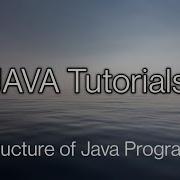 Structure Of Java Program In Telugu Java Programming