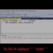 MSSQL Fix Error An Object Or Column Name Is Missing Or Empty For SELECT INTO With Comments