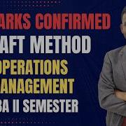 Craft Method DAVV Exam CRAFT Method In Operations Management Facility Layout Problems MBA 2