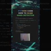 Scan Hands In Real Time Using Python Hand Detector With OpenCV Cvzone Shorts