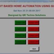 Raspberry Pi Based Home Automation Using IOT With Python GUI