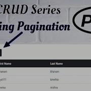 13 Adding Pagination Using PHP And MySQL Database