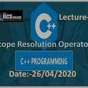 Define Function Outside Of The Class Scope Resolution Operator Lecture 4 By Sarvesh Sir IICS College