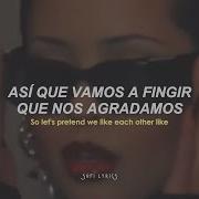 UPSAHL People I Don T Like Español Lyrics