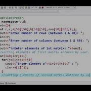 How To Add Two Matrices In C
