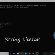 6 Python 3 8 Programming Tutorial String Literals Part 1