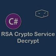 String Decrypt With Rsa Crypto Service C