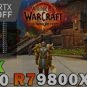 World Of Warcraft The War Within 4K RTX 5090 Ryzen 7 9800X3D Maximum Settings