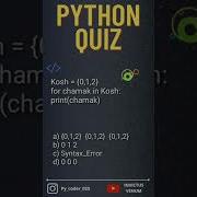 Tricky Python Question Quiz V8 Shorts Python Pythonprogramming Challenges Pythontutorial