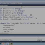 Visual Basic Express 2010 Tutorial 38 Copy And Paste Arrays Section 1 2 EZInvaders Part 7 Game