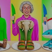 Кулинарный Челлендж Я против Бабушки Удивительные Кулинарные Лайфхаки от Multi DO Challenge