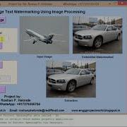 Image Text Watermarking Using Image Processing Matlab Project Code