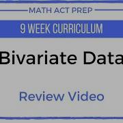 Math ACT Prep Bivariate Data Lesson Day 43