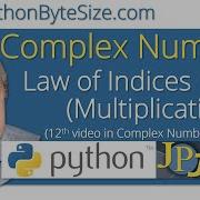 Python Комплексные числа 12 Закон степеней умножение