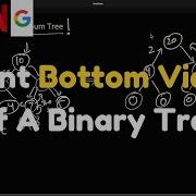 Print Bottom View Of A Binary Tree