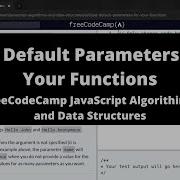 Set Default Parameters For Your Functions ES6 FreeCodeCamp Tutorial