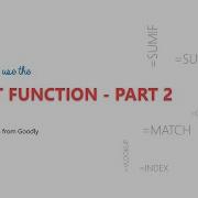 OFFSET Function In Excel Part 2