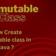 How To Create Immutable Class In Java