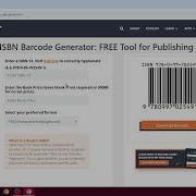 How To Generate An ISBN Barcode