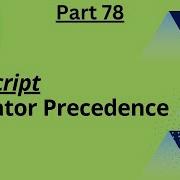 JavaScript Operator Precedence Arvindprogramming