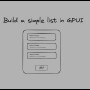 Simple List Of Items With GPUI The Native High Performance GPU Rendered Rust UI Framework