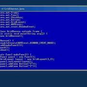 The Grid Layout Manager In Java