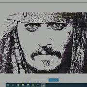 Making Jack Sparrow Using Python Turtle And OpenCV Jack Sparrow Violet Filter Image Processing