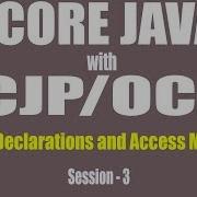 Core Java With OCJP SCJP Declarations And Access Modifiers Part 3 Static Import