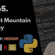Longest Mountain In Array Leet Code 845 Theory Explained Python Code
