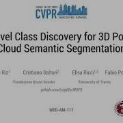 Novel Class Discovery For 3D Point Cloud Segmentation CVPR 2023