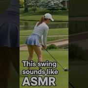 This Swing Sounds Like ASMR Funny Shorts Reels Golf Girl Asmr