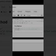 Find Method Python Shorts