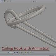 Ceiling Hook With Animation Video Tutorial SolidWorks