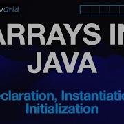 Arrays In Java Declaration Instantiation Initialization